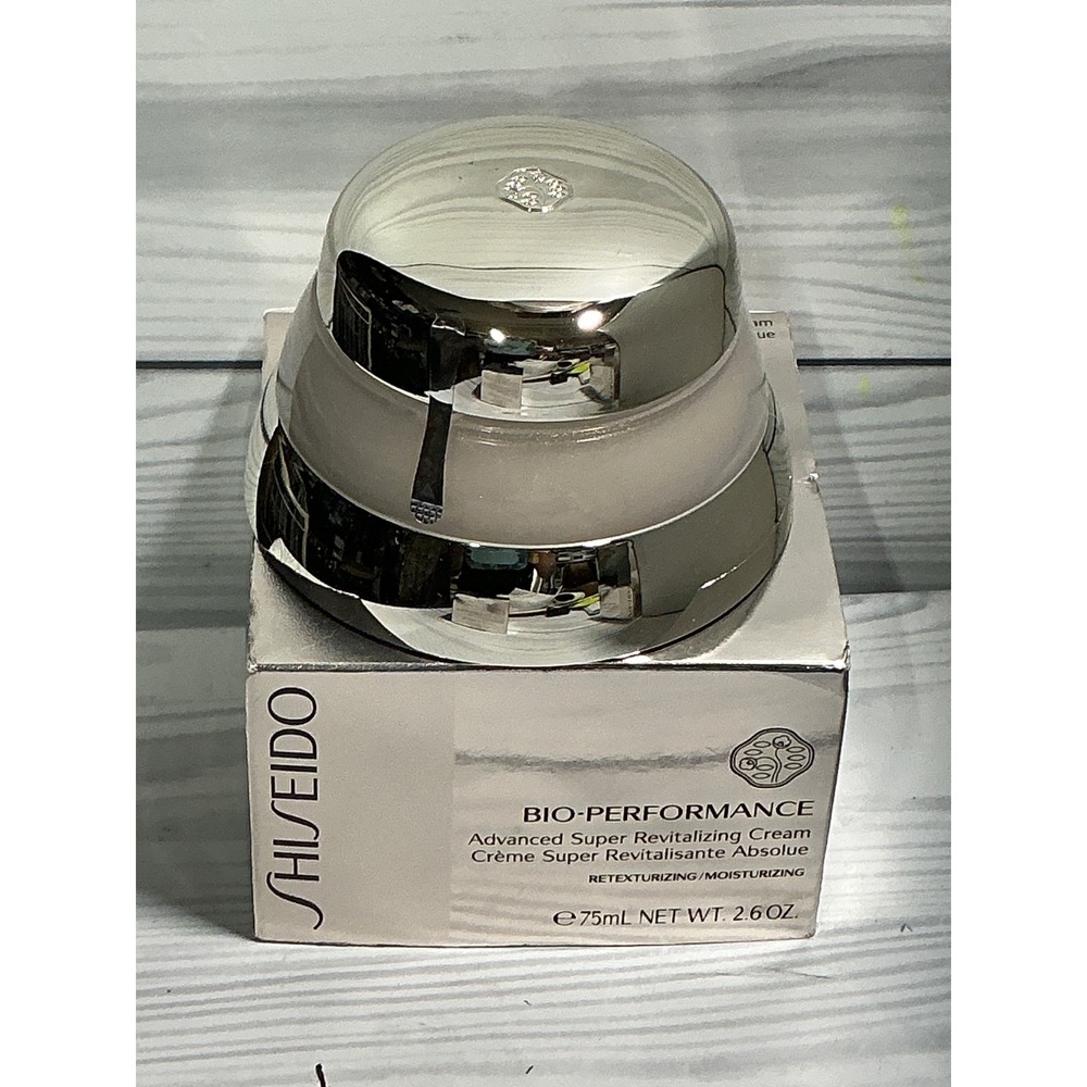 Shiseido Bio-Performance Cream Women 75ml 2.6oz Silver NIB Super Revitalizing